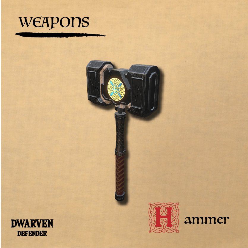 #Hammer
bit.ly/2ooqJg7
#DwarvenDefender  #vrgame #VRgames #VRGamers #game #vrgaming #steamvr #steam #steamgame #steamgamers #steamgames #steamgaming #VirtualReality #htcvive #twitch #twitchstreamer #oculus