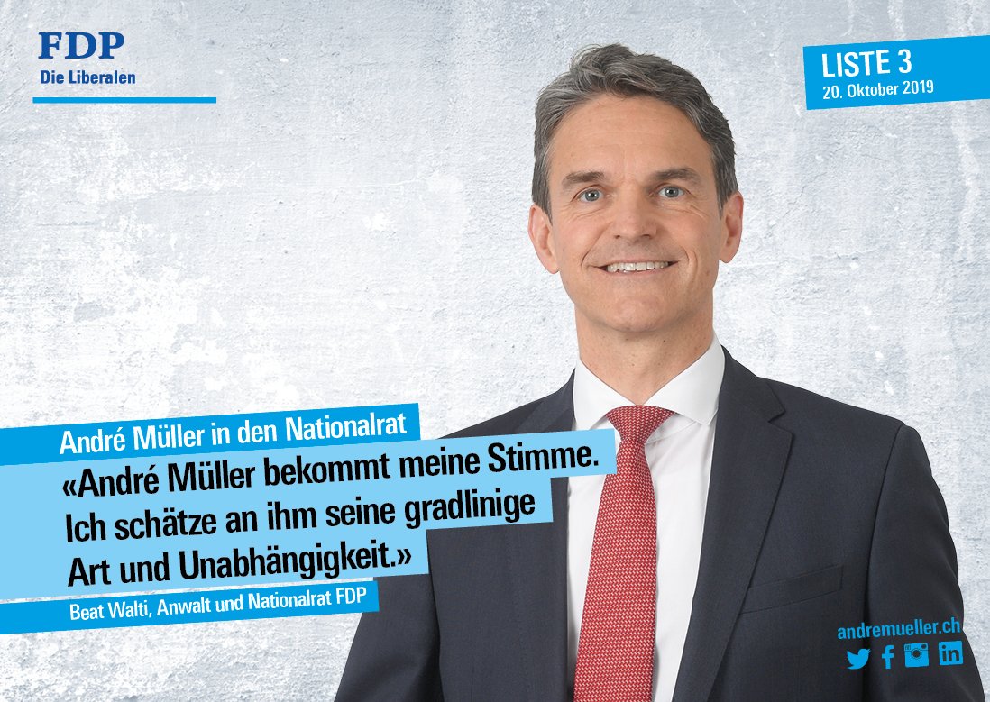 Ich danke Beat Walti ganz herzlich für seine Unterstützung in meinem Wahlkampf zum Nationalrat. 👍👏 

#nationalratswahl