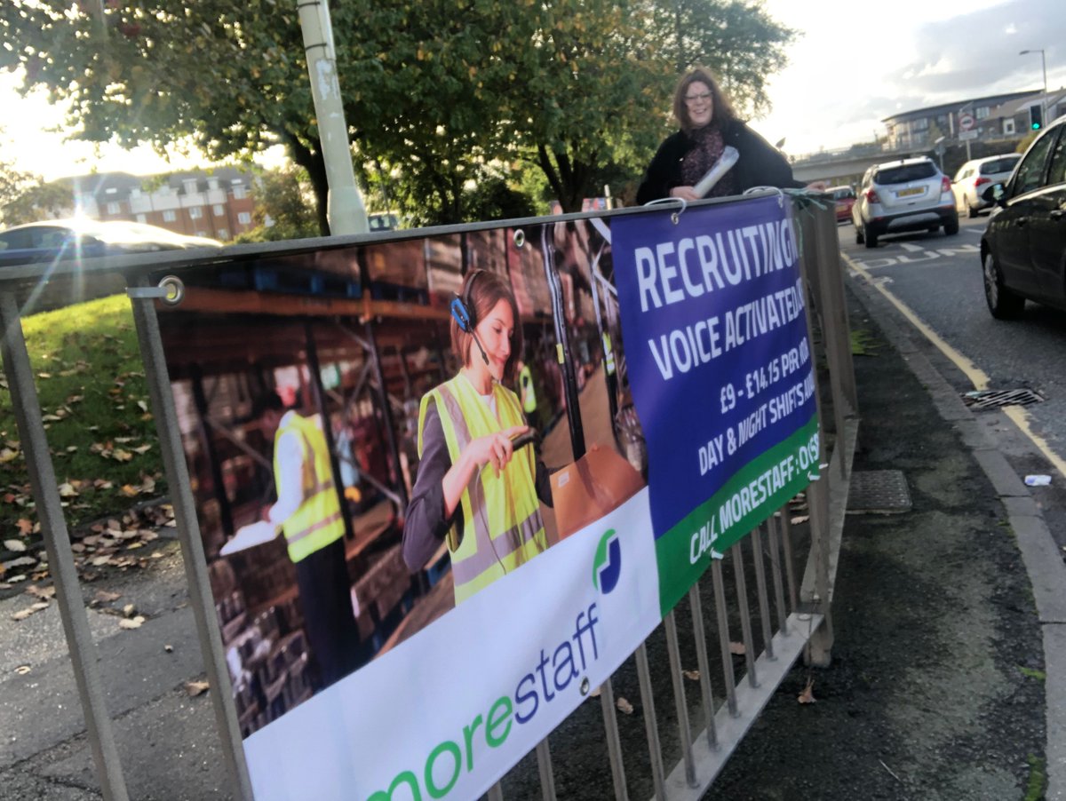 A fun afternoon spent putting up our recruitment banners!

Morestaff are now looking for over 100 Warehouse Operatives to work in a variety of locations including; Dunstable, Hemel and St Albans.

• Immediate start
• Weekly pay

Call 01582 477111 to register your interest.