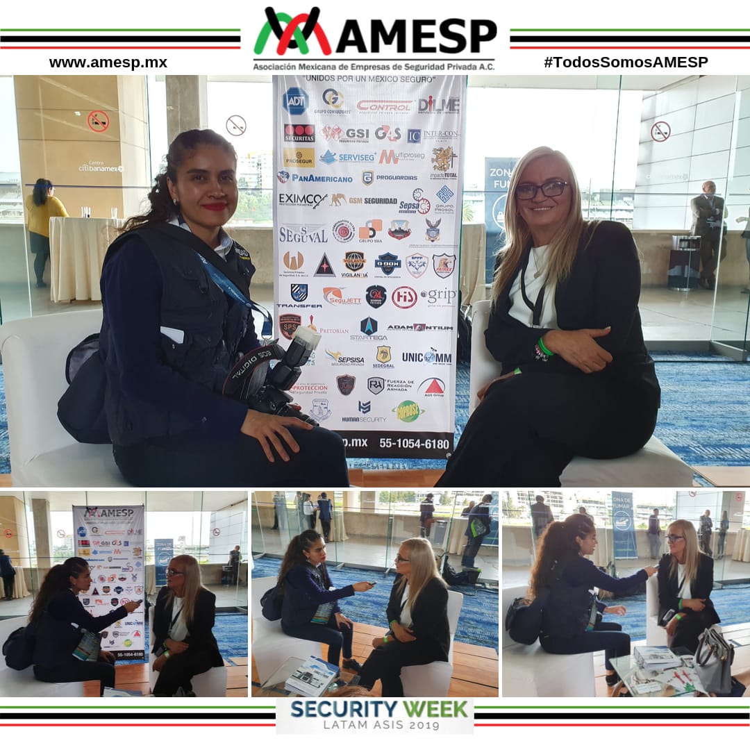 AMESP_oficial's tweet photo. Entrevista a la Directora Ejecutiva de la #AMESP @vtorreslanda por parte de la Revista @Seguridad_En_Am
#TodosSomosAMESP #FuerzaAMESP #UnidosPorUnMéxicoSeguro #SWLASIS19 https://t.co/lNItijFbCU