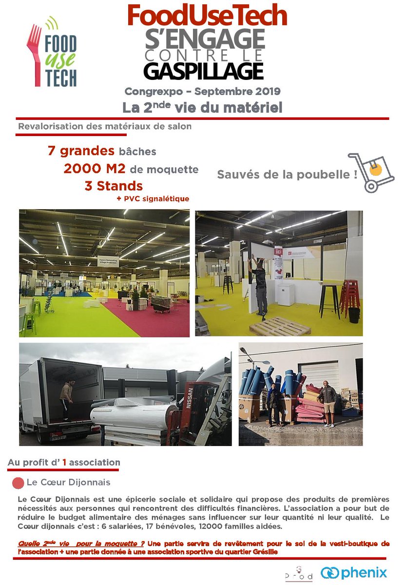 En cette journée nationale de lutte contre le #gaspillagealimentaire, nous souhaitons mettre en lumière notre collaboration avec l'entreprise <a href="/phenixfr/">Phenix</a>, qui oeuvre contre le #gaspillage de manière globale !

Bilan de notre collaboration lors de #FoodUseTech 👇