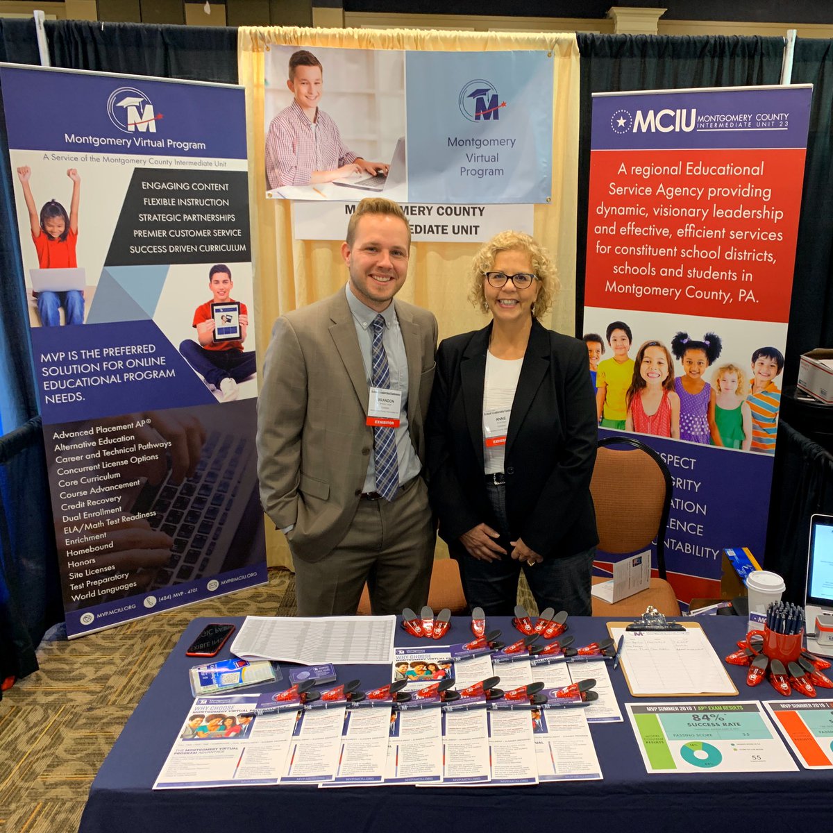 Montgomery Virtual Program is all set for #PaSLC2019. Stop by booth 413 to hear about our program offerings and how we are supporting #personalizedlearning for schools and districts across PA. #mciulearns #PASA #PSBA