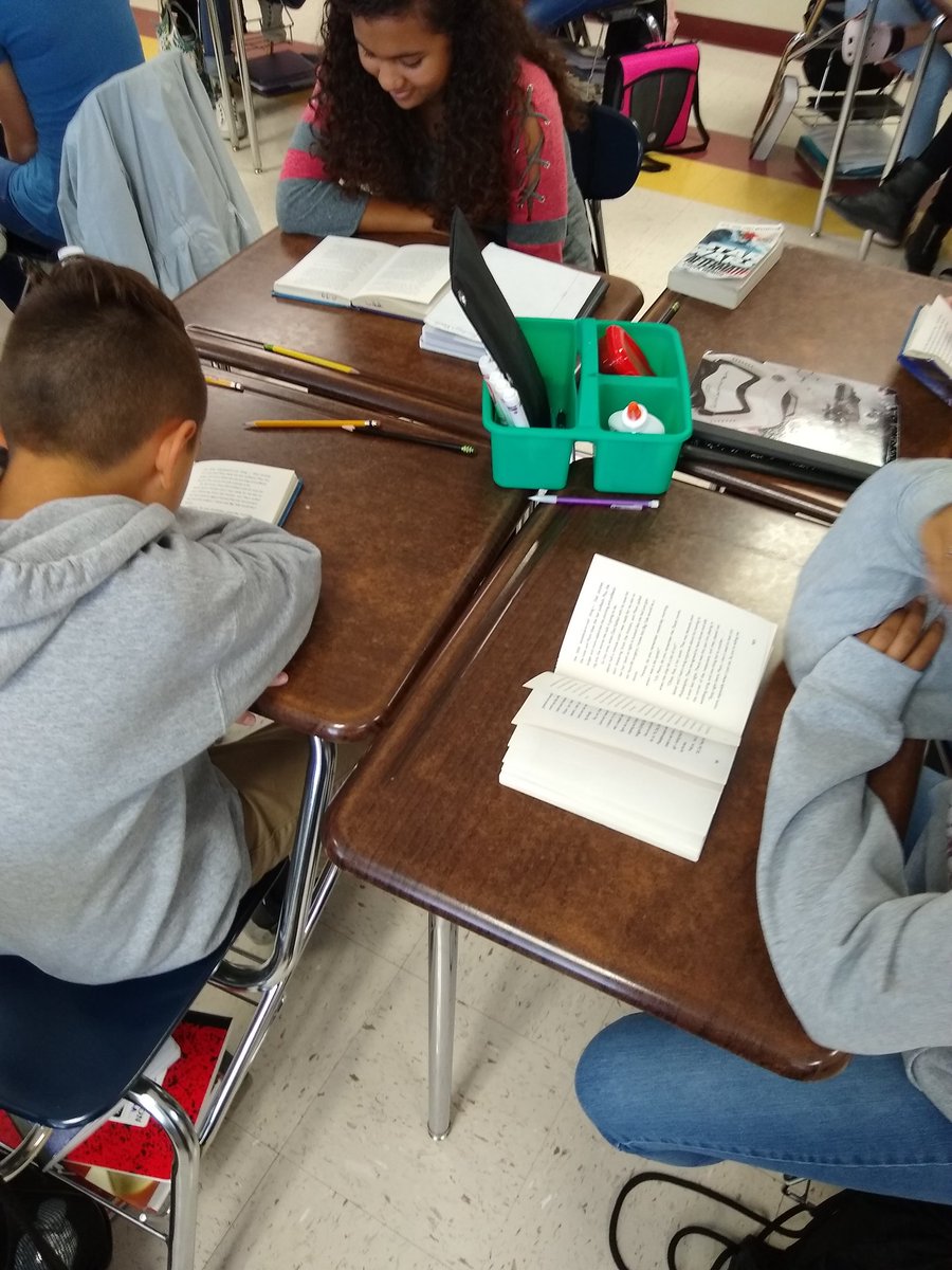 dmoitzheim's tweet photo. Students engaged in Notes From The Midnight Driver!  Giving time to enjoy and analyze novels!  #NisdProud #GoPublic #BriscoeProud https://t.co/uQW81eTrKF