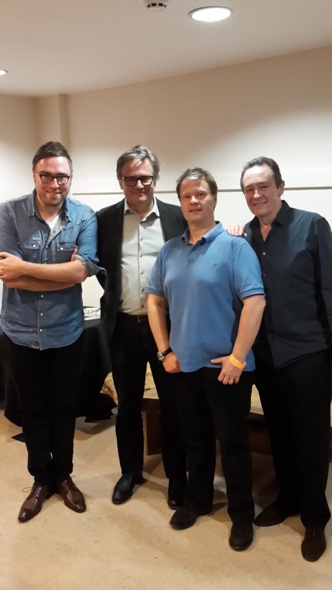 IanBrownTV's tweet photo. Thrilled to be the 5th funniest in the room.
#TheFastShow #celebration #tributeshow #comedyshow #writer #producer #dressingroom #Higson #Whitehouse #Wallace #photographer https://t.co/JJl8EReRvo
