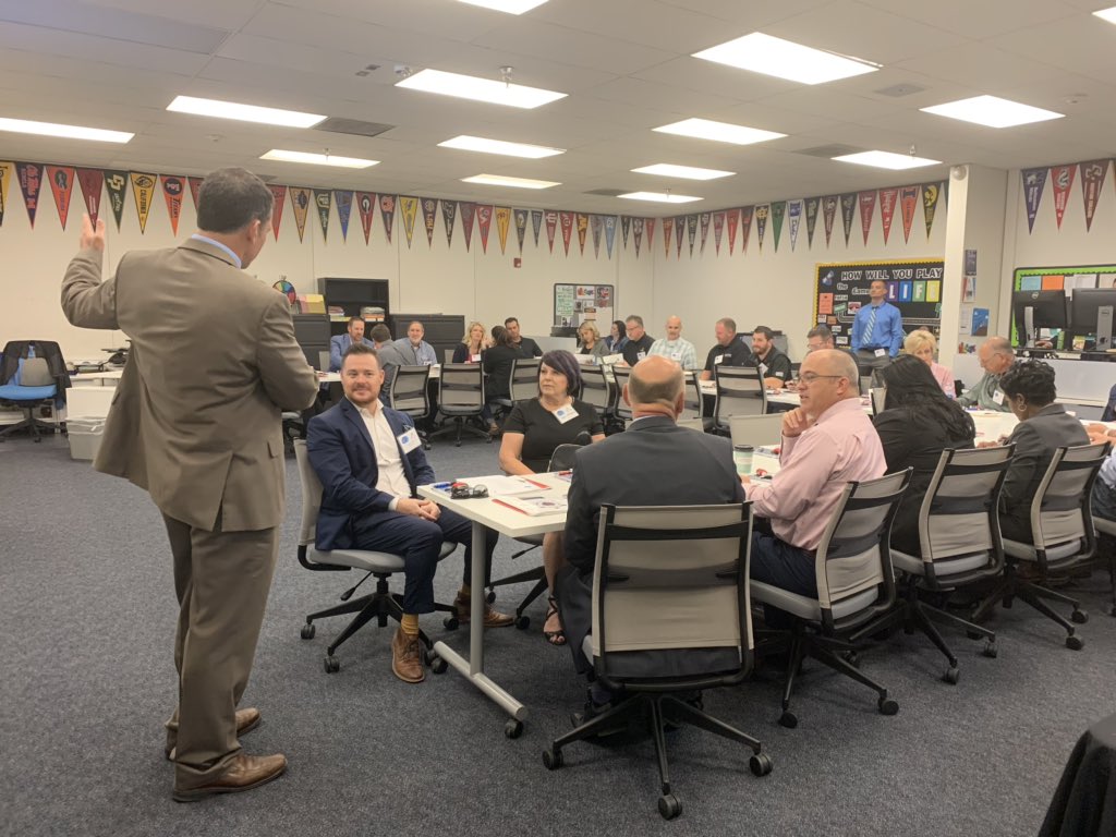 ROC_CTEC's tweet photo. Today is Principal Partners day here at ROC. Thank you to all of our Principal Partners for coming to our campus and learning what ROC is about. We appreciate your support! #ican #cte #youngprofessionals #principalpartners #rocctec #highschool #businesspartners #khsd https://t.co/ENsPSthhgo