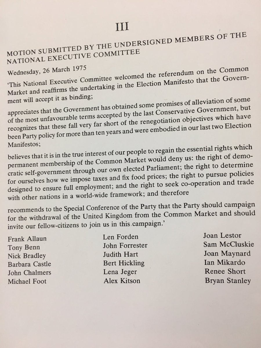 How the Labour Party has changed! Now they want to stay in this anti democratic body and renege on the referendum result ⁦<a href="/labourleave/">Labour Leave</a>⁩