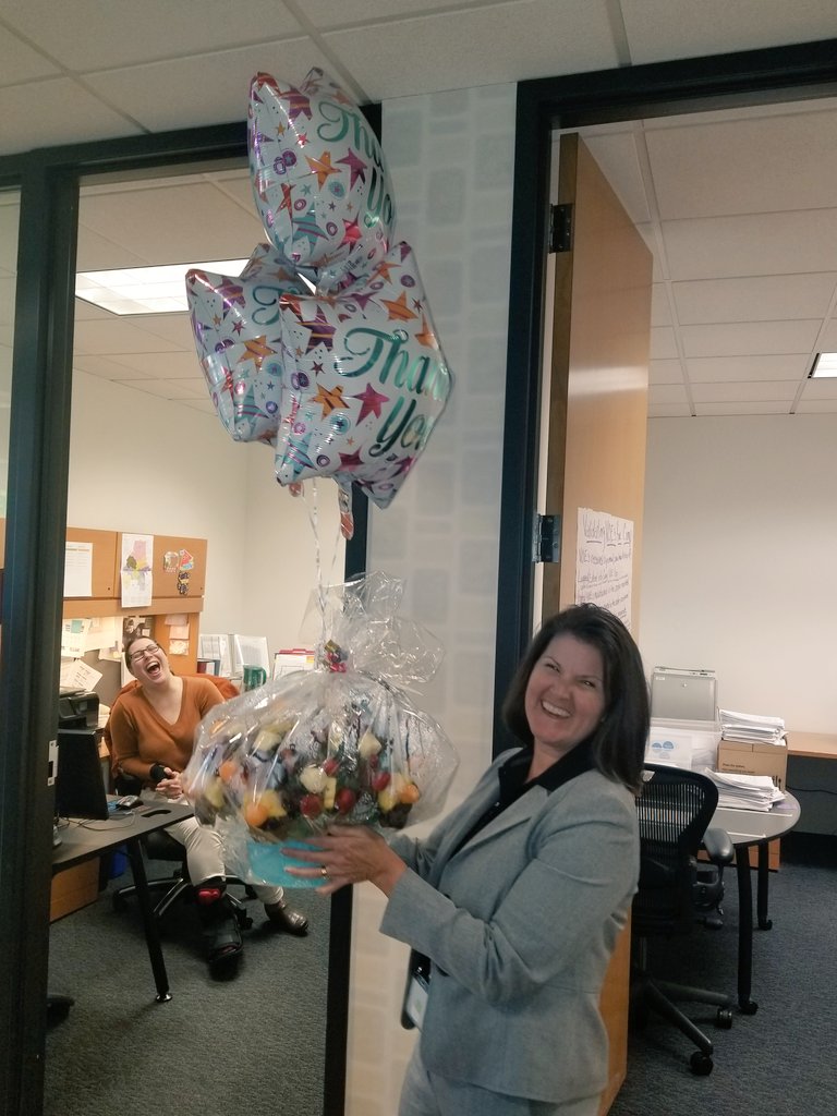 F_K_Holifield's tweet photo. My boss is Awesome!!!! HAPPY BOSS'S DAY @ByrdMorales Thank you for who you are and all that you do!!! #BossLady #BestBoss #HRServices #Compensation #PositionMgmt #AbsenceMgmt #RecordsMgmt 😁 https://t.co/YfmhlYUM3W