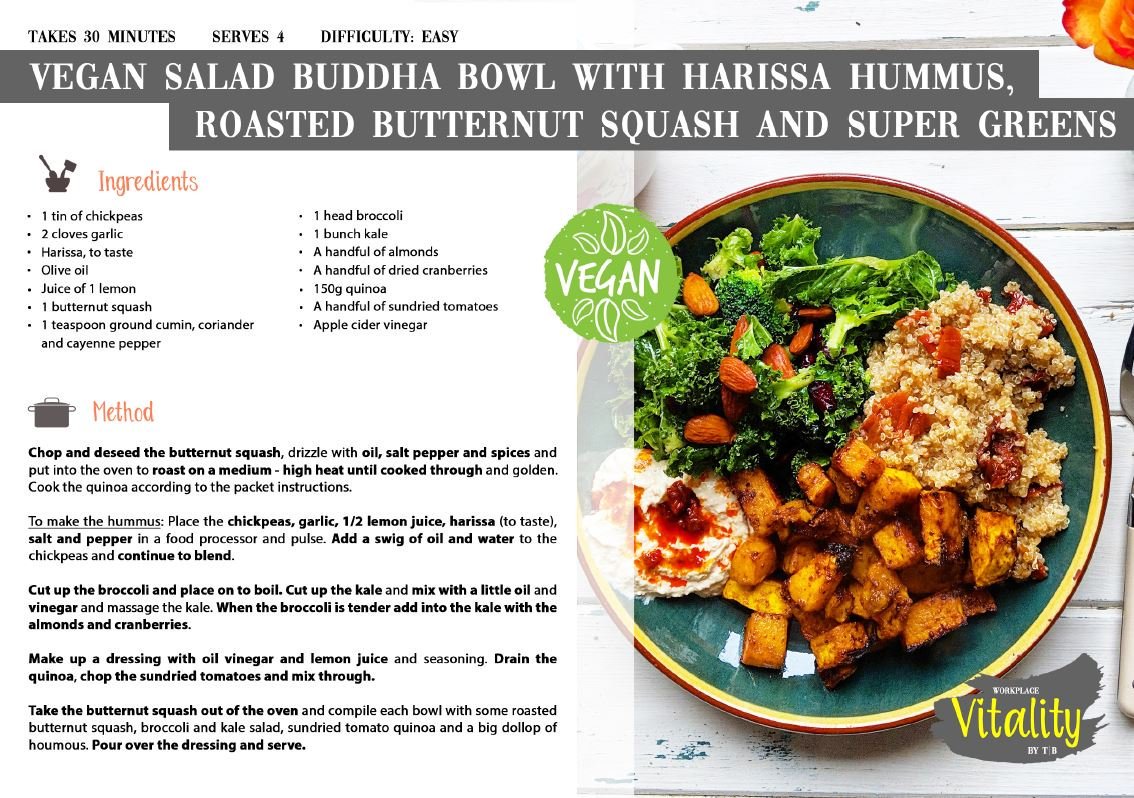 In celebration of #WorldFoodDay why not enjoy the Vegan Buddha Bowl from our #WorkplaceVitality concept menu?