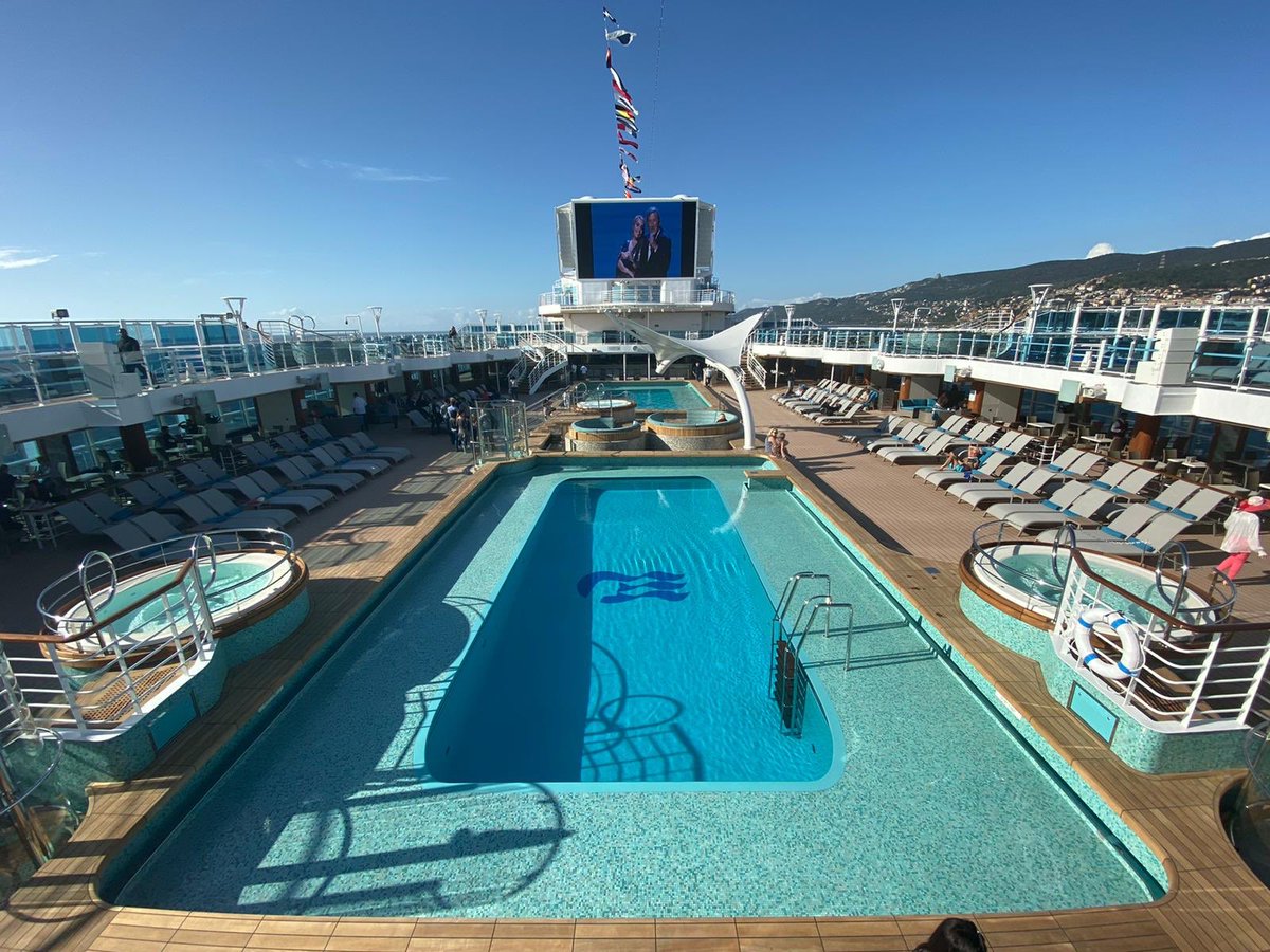 Absolutely beautiful day celebrating the launch of #SkyPrincess ⚓️🤪⭐️