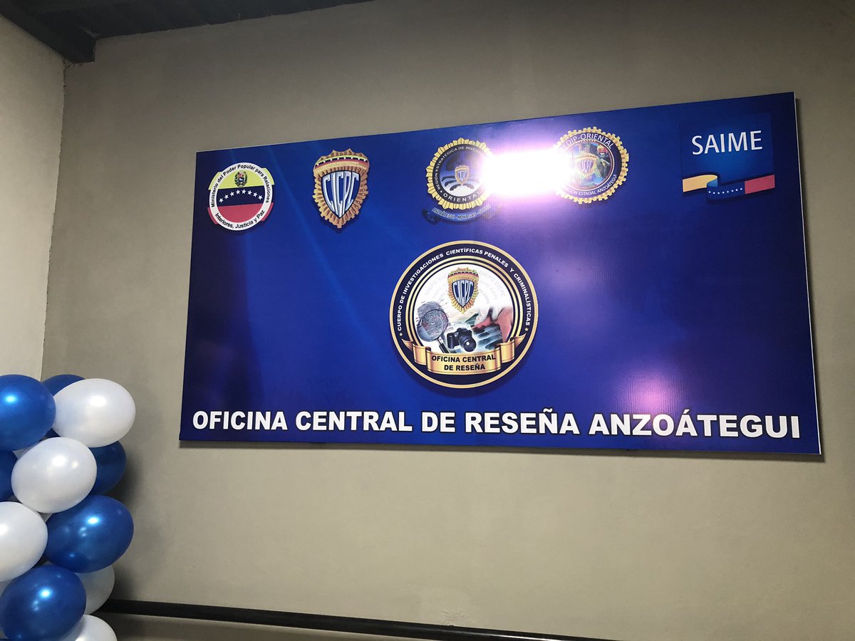 Cicpc374's tweet photo. Inaugurada Sala de Reseña del Cicpc en el estado Anzoátegui. https://t.co/mvkB8DPtVh