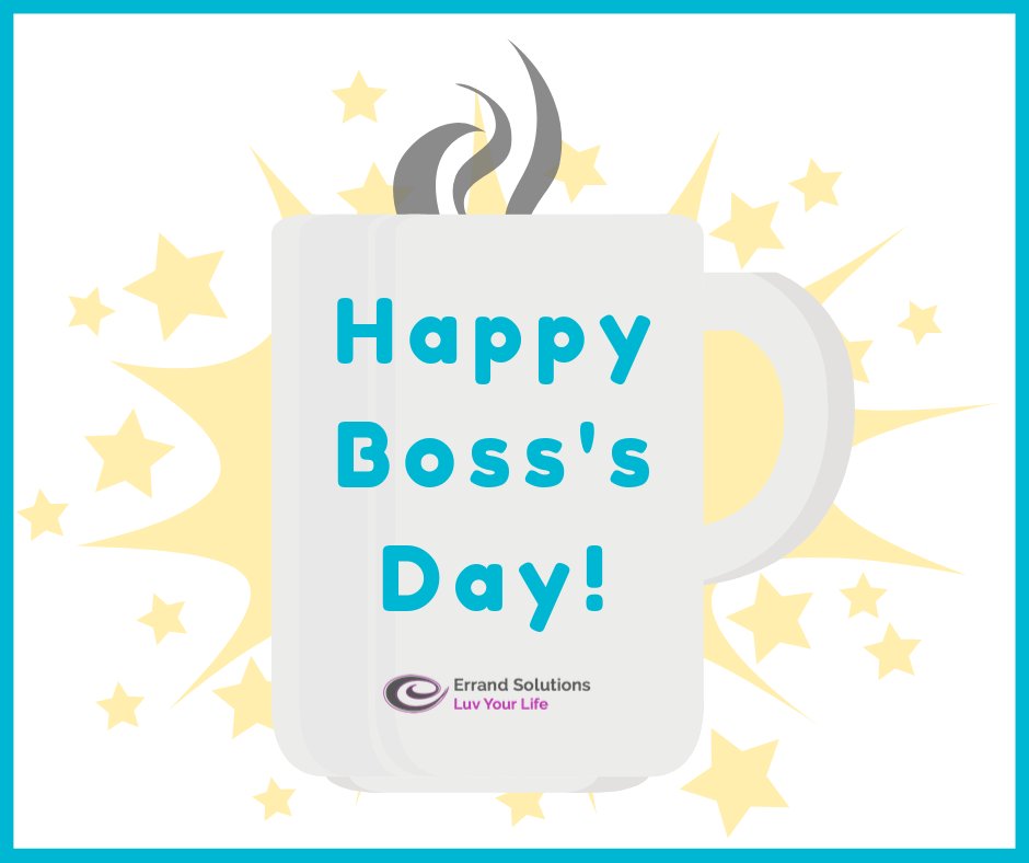 errandsolutions's tweet image. Here at #ErrandSolutions, it&apos;s our goal to help you run your company &amp;amp; manage your employees the best way possible. #HappyBosssDay to all the hardworking leaders out there! 👏  #NationalBossesDay #NationalBosssDay #HappyBossesDay