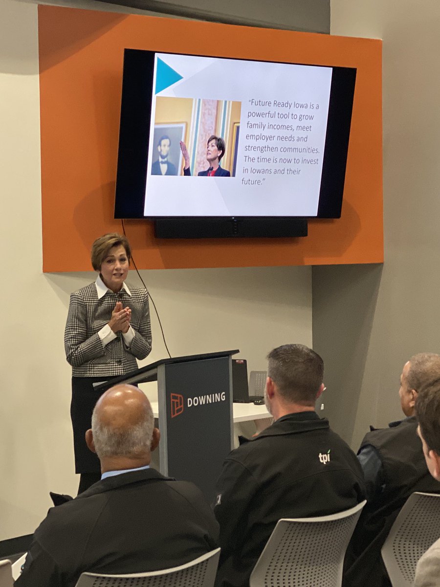 JRBDowning's tweet photo. Thank you to @IAGovernor and @futurereadyiowa for allowing @downingiowa to host your summit today.  Good things happening across the state to address our workforce issues.  #DSMUSA https://t.co/8gvVIXQVox