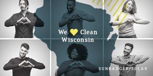 sunbadgersolar's tweet photo. Three cheers for one of our favorite local orgs, @CleanWisconsin, this #RenewableWednesday. Their petition efforts helped to successfully challenge the EPAβs actions to weaken protections against air pollution from outside the state of Wisconsin. πππ https://t.co/oT6Xv3BOOa