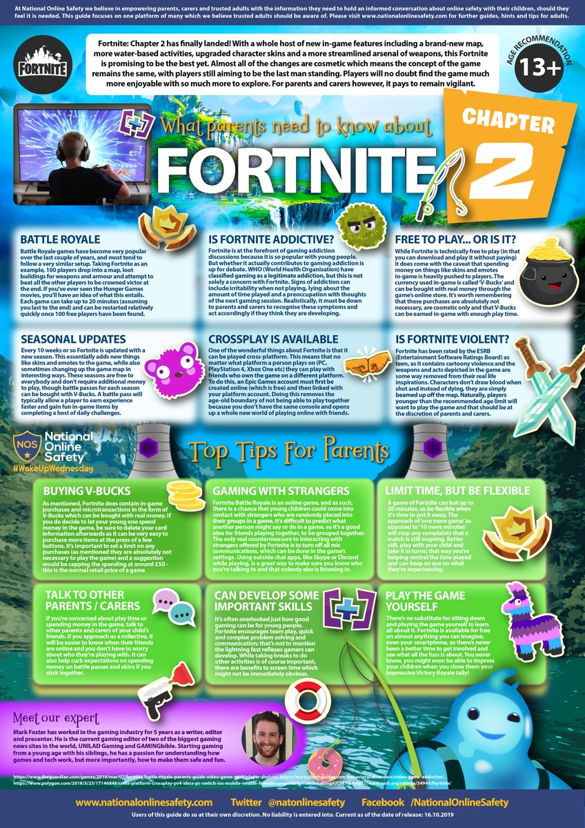 wake_up_weds's tweet photo. All eyes on #FortniteChapter2 👀🌍🎣 This #WakeUpWednesday we remind trusted adults of the risks children &amp; young people face playing 'the most popular online game in the world'. Download our free #OnlineSafety parents &amp; carers guide here>> https://t.co/2iY6hS1ZqJ

#Fortnite2 https://t.co/4yegAWMZWw