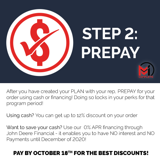 SeedMission's tweet photo. #WednesdayWisdom: Maximize your $$$ by using Mi Complete Program. Prepay seed now to get the largest discounts &amp; best perks. The countdown is on - 2 DAYS UNTIL PLATINUM PERIOD ENDS! Don't wait - discounts &amp; perks go down after Friday! Talk to your @PinnacleAgLLC sales rep today https://t.co/BXi8Ob10W8