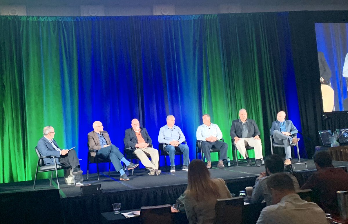 jackiefunk's tweet photo. Great #CISO Panel - touching on #PII, #PHI, #PCI, #Ransomware and more. So much experience in our stage right now at the @CoreBTS Security Conference! #CoreSC19 https://t.co/vdK7TgRDZb