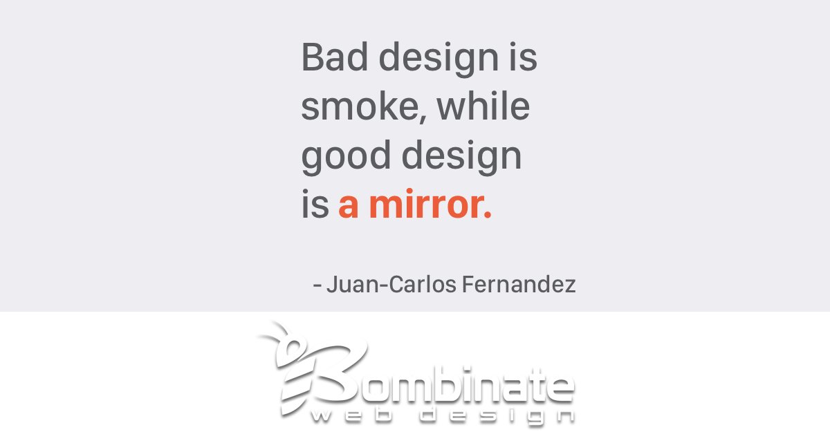 A nice quote from our web design team... thanks, guys!