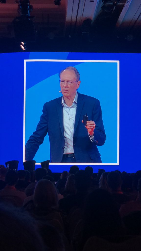 My friend and colleague Craig LeClair, talking about his book: “Invisible robots in the quiet of the night” #UiPathForward Get it, Craig!