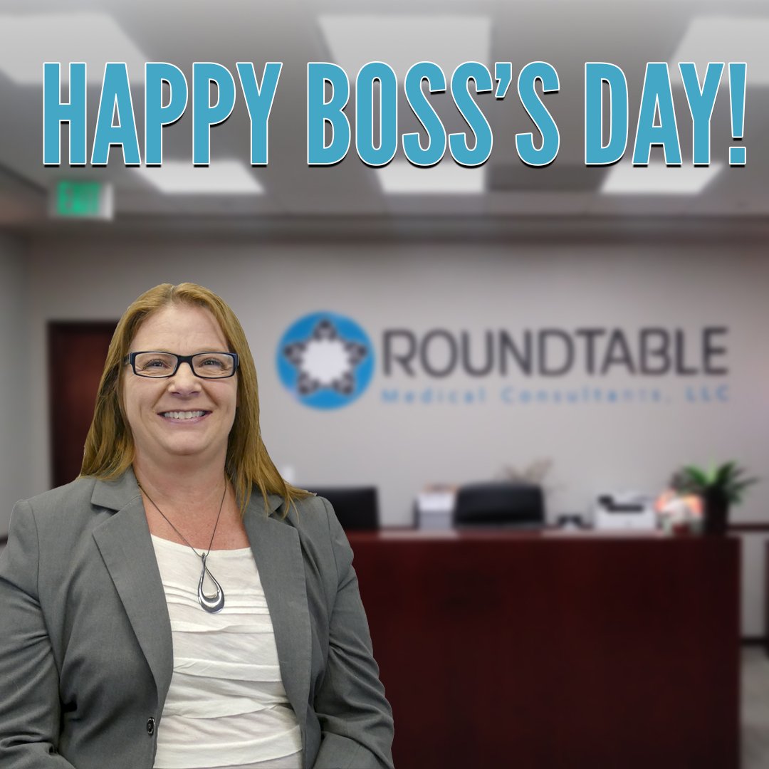 roundtmc's tweet image. Happy Boss's Day to Darleen Callahan, Director of Operations for RoundTable Medical Consultants!