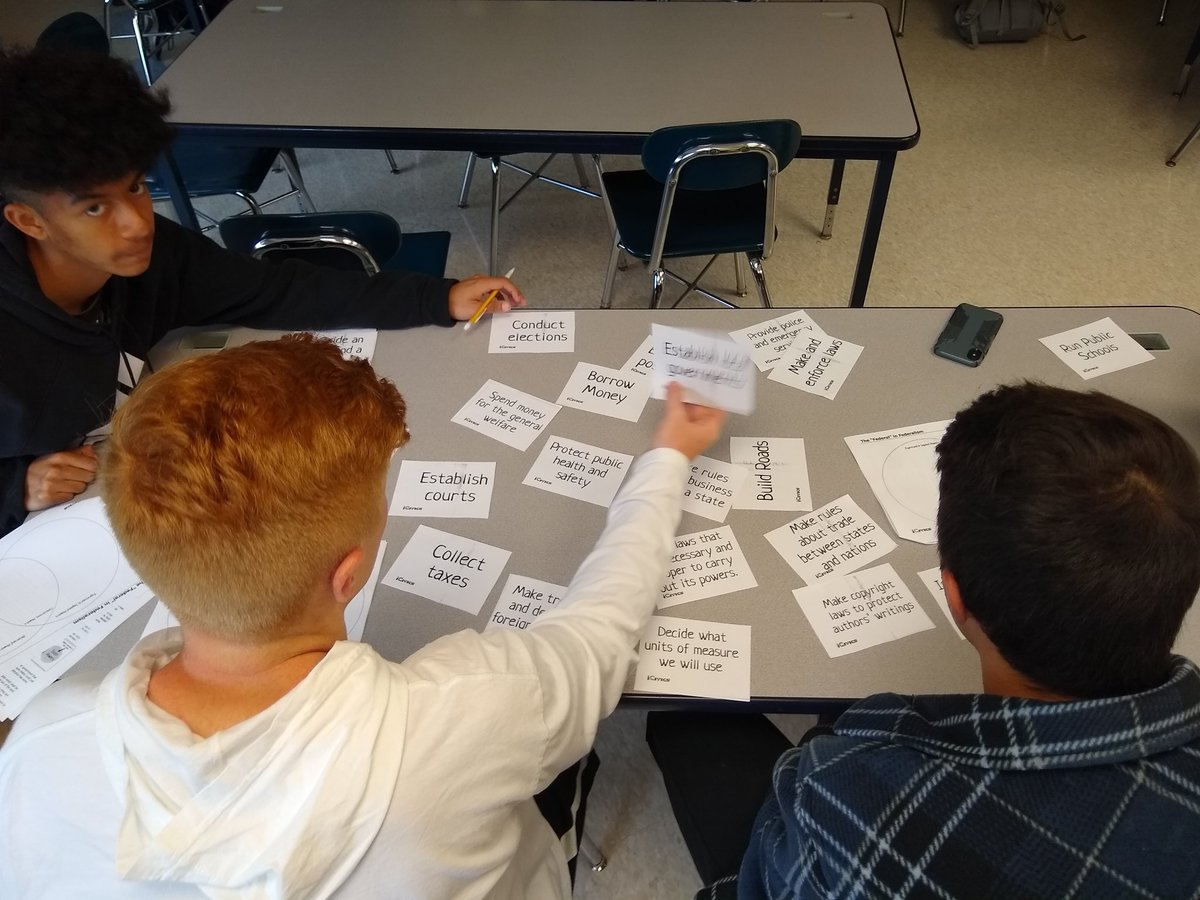 MrMurphyWGHS's tweet image. Blending @icivics and @LearnPromethean to understand the #FederalSystem of American Government