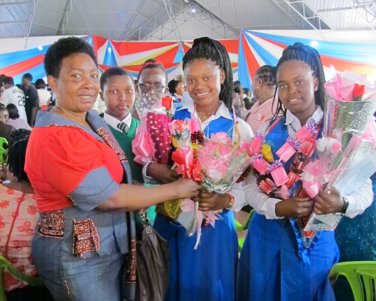 Three TGFT's Form 4 Graduates- Veronica, Esther and Laurine- graduated from Henry Gogarty Girls School. They are the first in their families to graduate from secondary school (11th grade). We, their parents and families are so proud of their achievements! #Tanzania