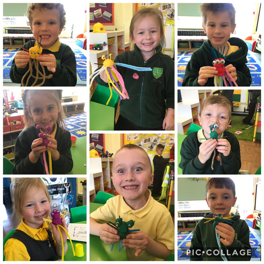 CGPrimary's tweet photo. Class 3 have had a busy afternoon creating their own aliens based on their previous designs! Super work everybody, da iawn 👽👍🏼 #CGPCD #CGPKUW https://t.co/JaU8DVaKWO