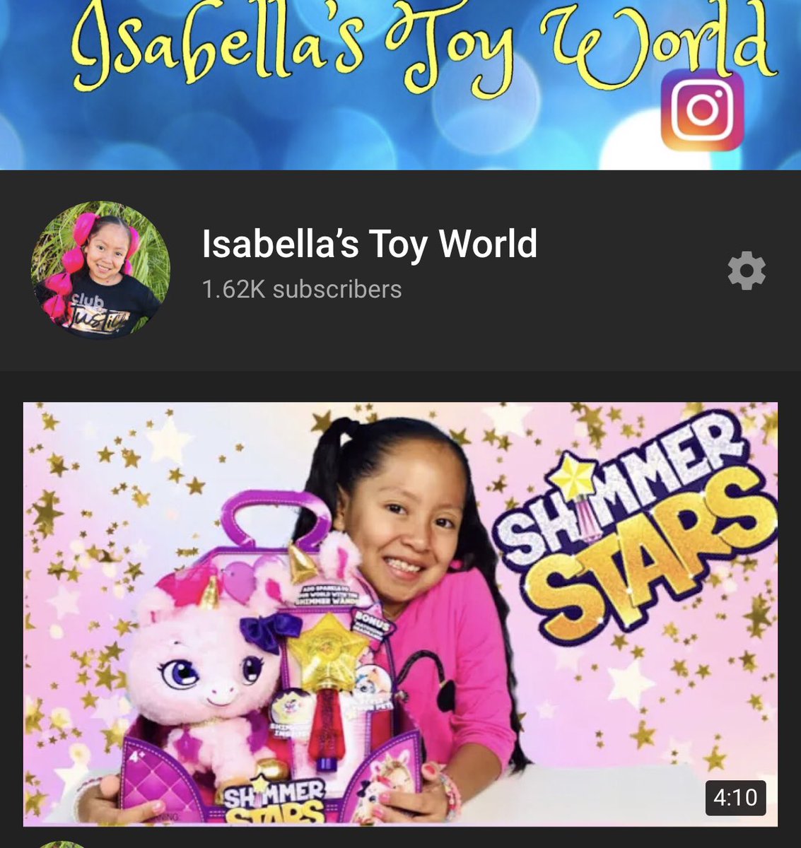 IsabellasToyWo1's tweet photo. Check out our new video!
https://t.co/5bqiswLvgv
#shimmerstars #kdtoys https://t.co/gBpPDZnWsb