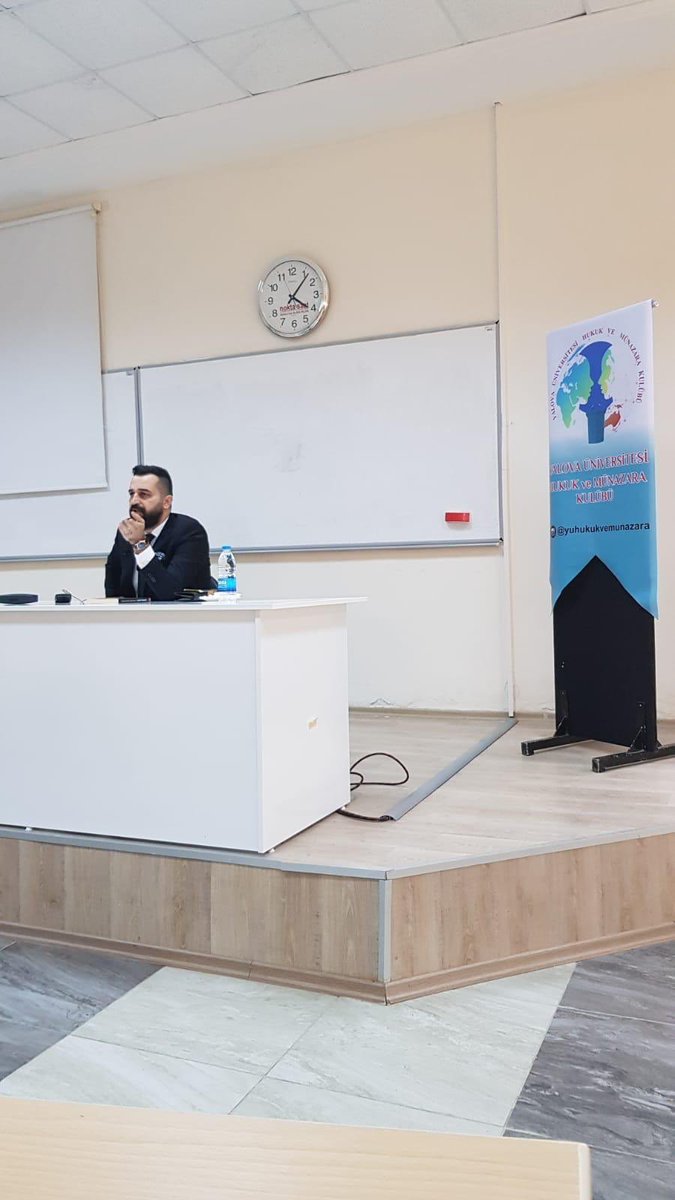 Yalova Üniversitesi Hukuk &amp; Münazara Kulübüne ve tüm katılımcı arkadaşlara teşekkür ediyorum.