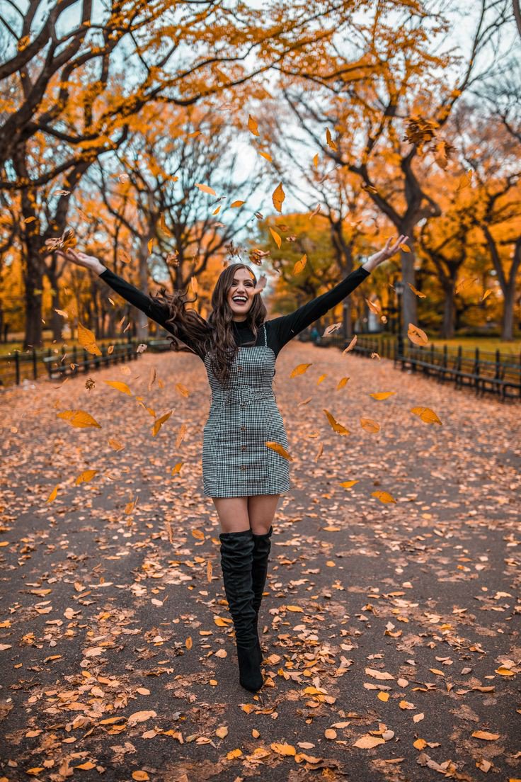 Осенняя фотосессия в юбке