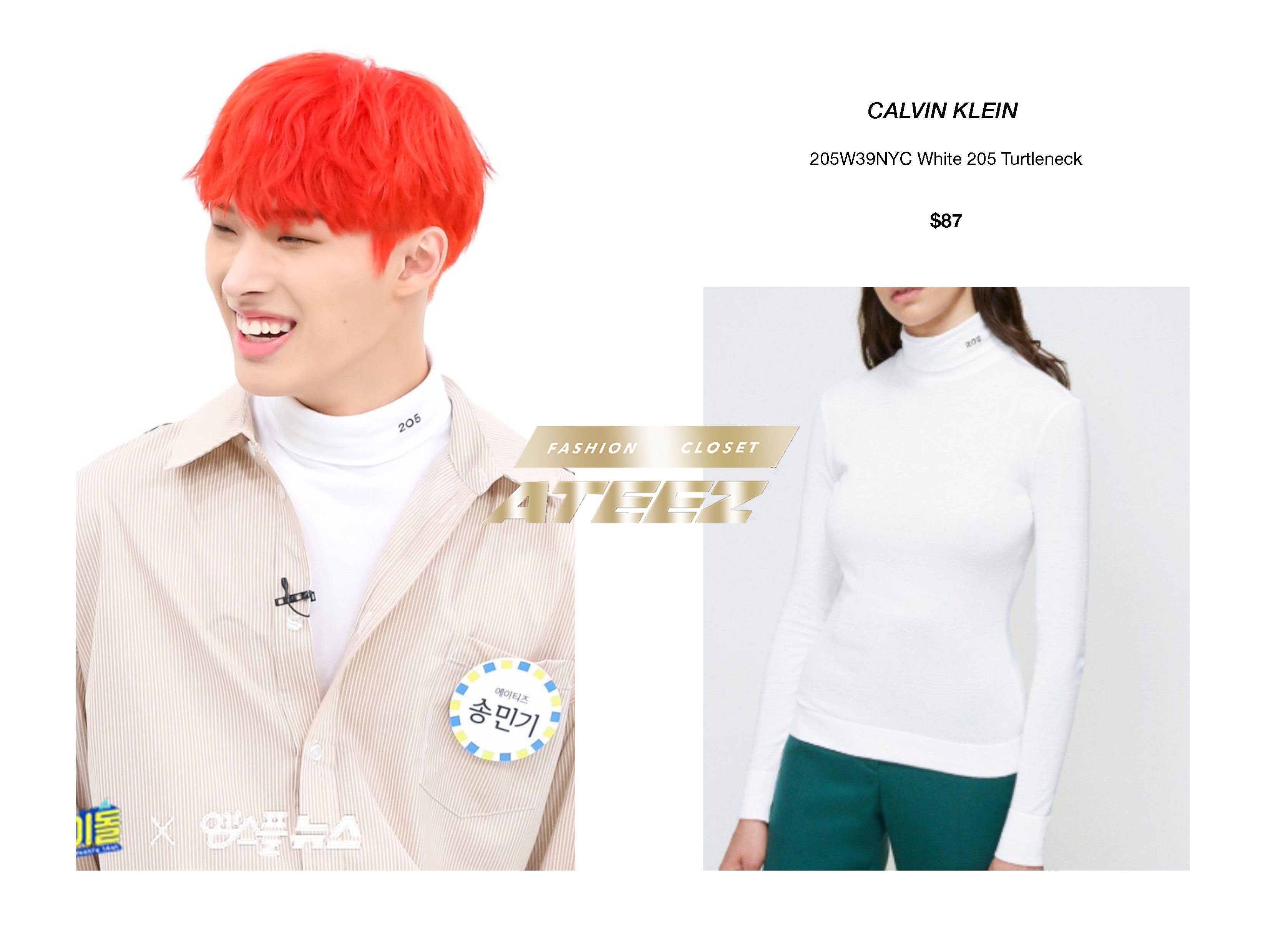 Calvin klein hotsell 205 turtleneck