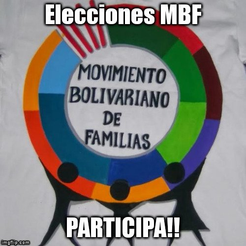 Comuni_Trujillo's tweet photo. El MBF es el movimiento de las Madres Padres Representantes y/o Responsables encargado de velar por la Calidad y la Inclusión Educativa PARTICIPA @NicolasMaduro @psuvaristobulo @JorgePerezVZLA #ParticipaEnTUConsejoEducativo #EleccionesMBF https://t.co/Y8FfSKaoU1