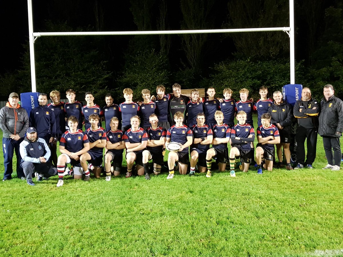 Suffolk U17S at the end of a very exhausting evening.