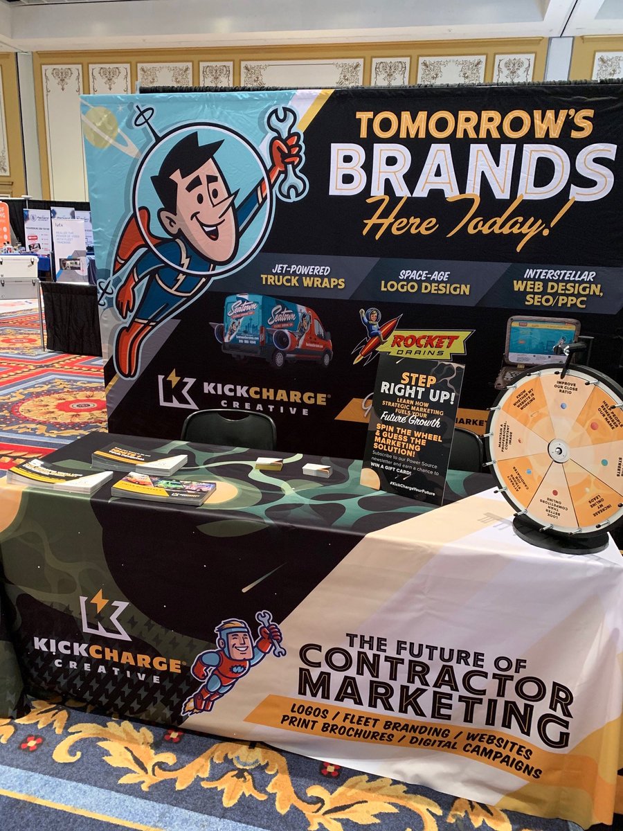 kickcharge's tweet photo. So far, Service World Expo 2019 is out of this world! 💥

Be sure to visit us at Booth 909 in Exhibit Hall.

Plus, don't forget about Dan Antonelli's breakout session, "How to Win the Branding Wars," from 2 p.m. to 2:45 p.m. on Thursday, Oct. 17. #KickChargeYourFuture #SWE2019 https://t.co/8Dc9ZisSwi