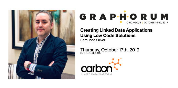 CarbonLDP's tweet photo. #Graphorum we are here! Don’t miss our talk tomorrow morning on #LinkedData Applications using low code solutions. #DASummit #Semantics https://t.co/OtU42bo4lV