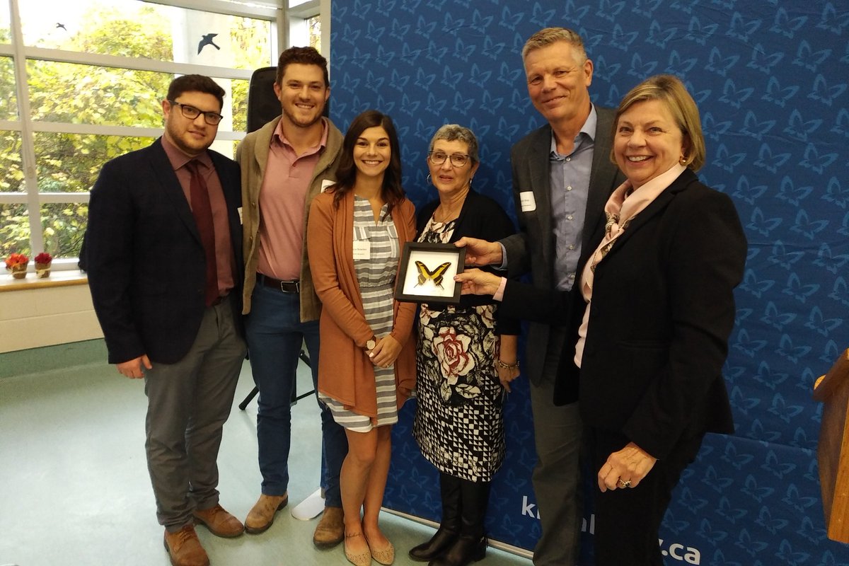 The Family Way: A legacy of giving back. Rob &amp; Michele Way, sons, Corey and Colin, and future daughter-in-law, Melissa, were honoured today w/ the Foundation’s highest award bestowed annually. Thank you for the lasting &amp; remarkable impact you make in the lives of our children!
