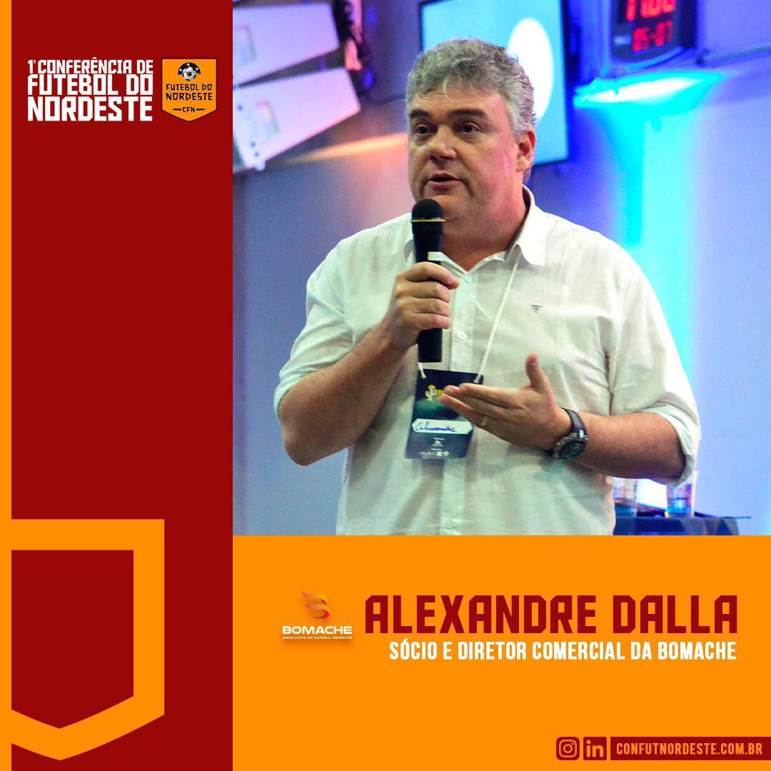 Alexandre Dalla é mais um nome da primeira edição da Confut Nordeste. 
O profissional muito contribuiu para o desenvolvimento das marcas próprias e é peça fundamental na empresa, atuando junto a clubes como Santa Cruz, Coritiba, América-MG, Fortaleza e muito mais. #confutnordeste