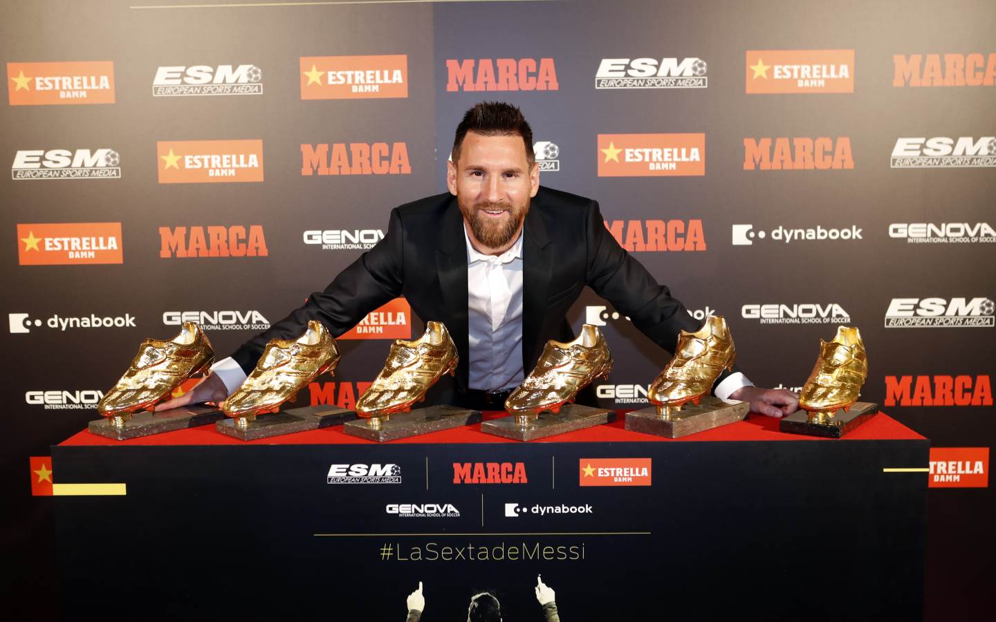 Quantos Chuteira de Ouro tem o Messi?