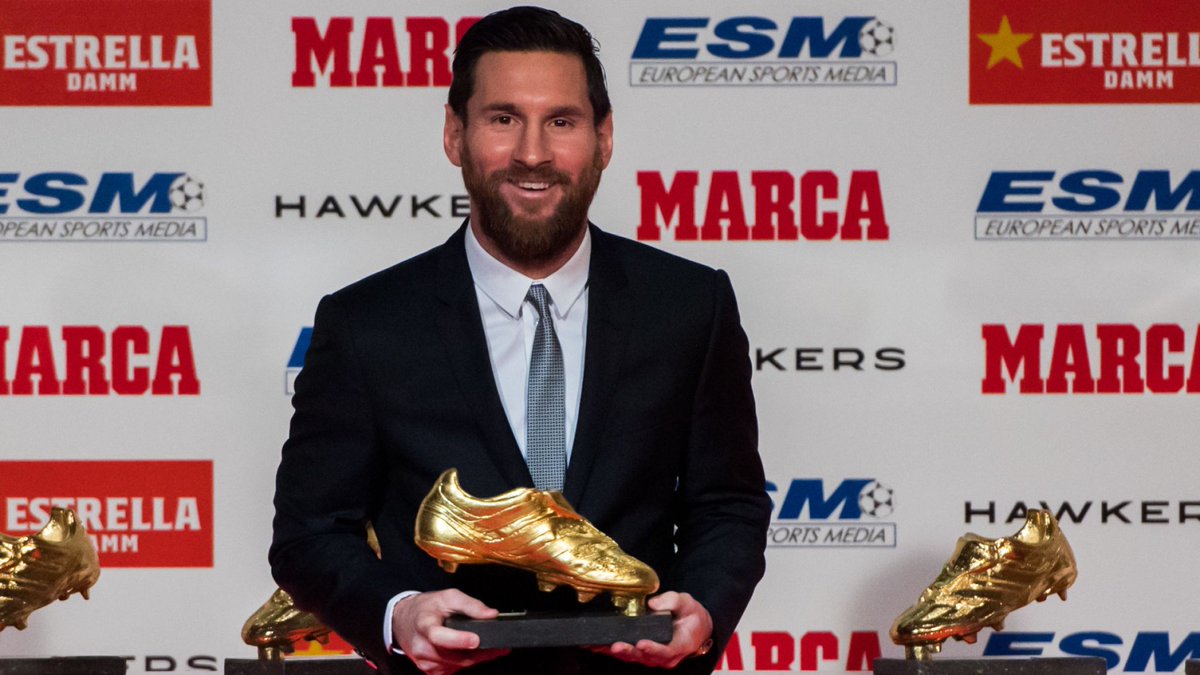messi 5 golden boot