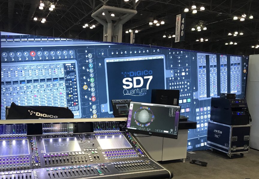 DiGiCo_official's tweet photo. @DiGiCo_official @ @AESorg NYC. Come &amp; visit #DiGiCo stand #629

More on #SD7Quantum’s Spice Rack &amp; Mustard, plus L-ISA control &amp;  #Dante 64@96 DMI card updates announced.

https://t.co/d2iB2Tg76t

#DiGiCoSD7 #SD7 #owntheroom #Quantum7 #AESNY #audioengineeringsociety https://t.co/t1B5INOSEz