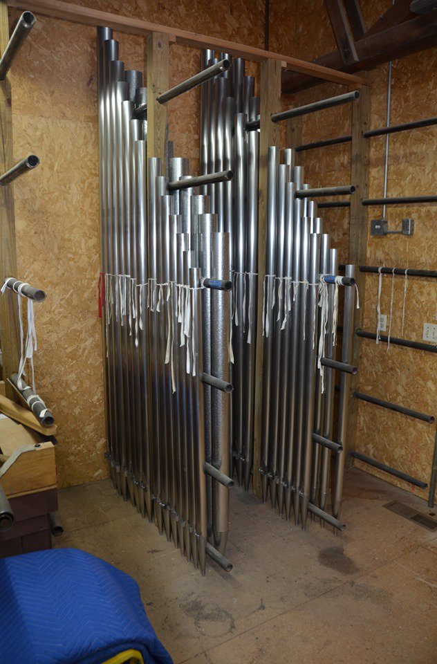 Parsons Pipe Organ Builders are pulling out all the stops for this new organ at First Lutheran Church in Cedar Rapids

#churchrenovation