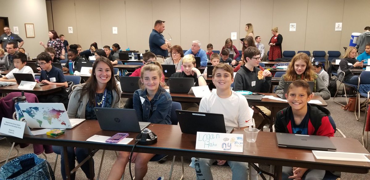 mrs_fis's tweet photo. Awesome day with the Nazareth Intermediate Jr. Tech Leaders today at the @ColonialIU20 today! We learned all about #GoogleKeep, completed a break out and got to play with some robots. Looking forward to the next one! Thank you @mrs_staciwolfe and @clleitgeb https://t.co/BTe0Hzq5TF