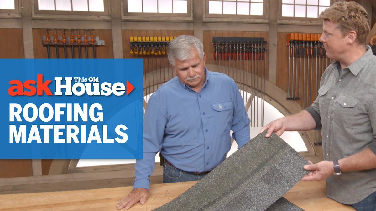 Comparing Roofing Materials | Ask This Old House youtube.com/watch?v=l1zNXQ…