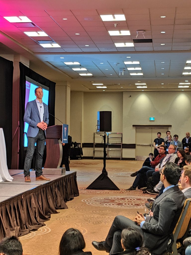 odaiaAI's tweet photo. "Greatness is hard" Tomi Poutanen #AINorth @Layer6AI #Layer6 via @VectorInst #Toronto https://t.co/0EhamDP64E