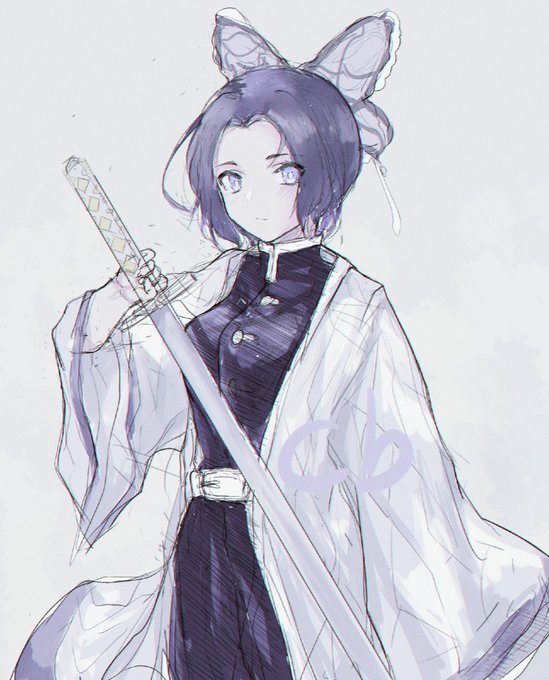 蝴蝶 #鬼滅の刃 #胡蝶しのぶ #illustration 