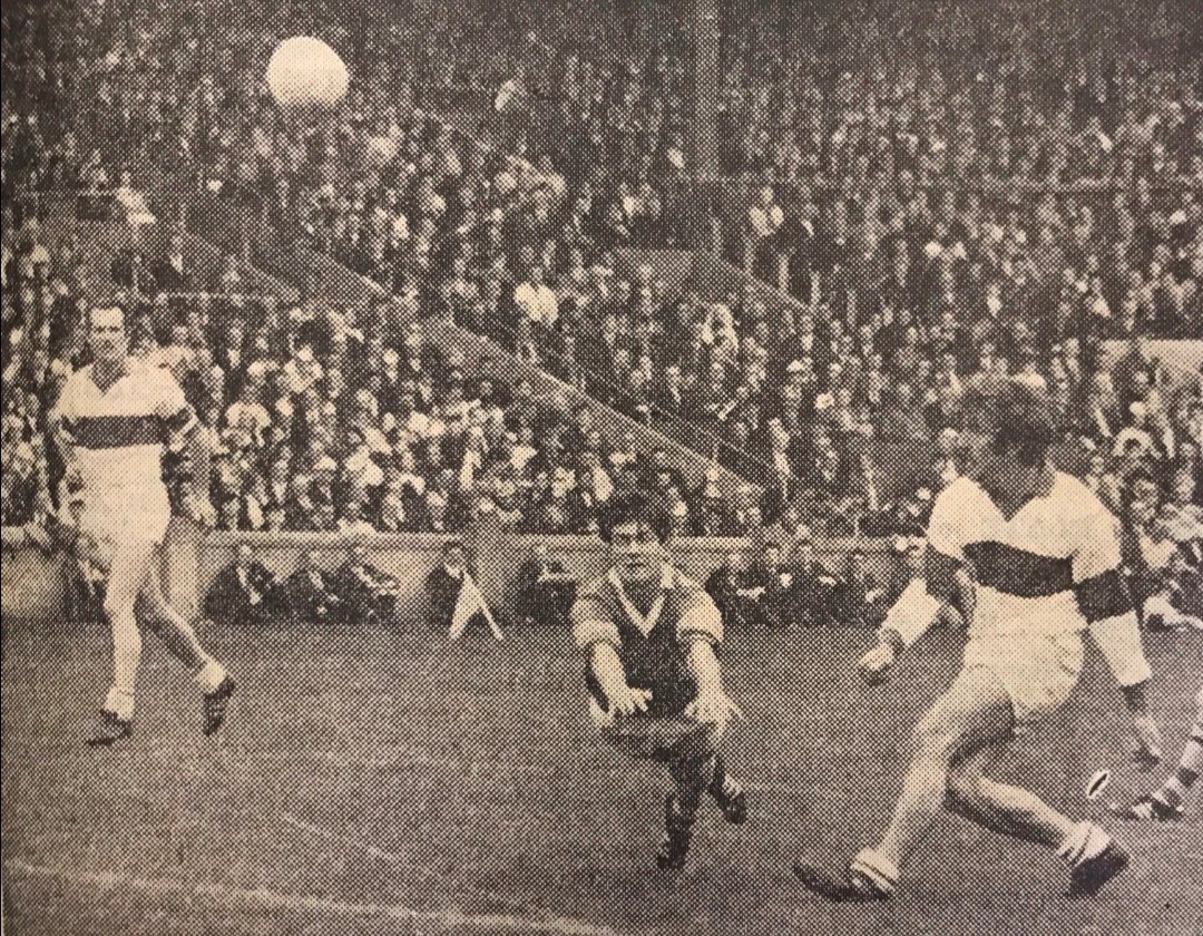 CahairOKane1's tweet photo. Derry championship winner with Magherafelt, striker for New York Cosmos, All-Ireland club winner with Nemo Rangers, stopped going in the changing room as he turned up for his Cork debut that never happened. The story of Mickey Niblock in tomorrow's Irish News #GAA https://t.co/Nj0H60bCBg