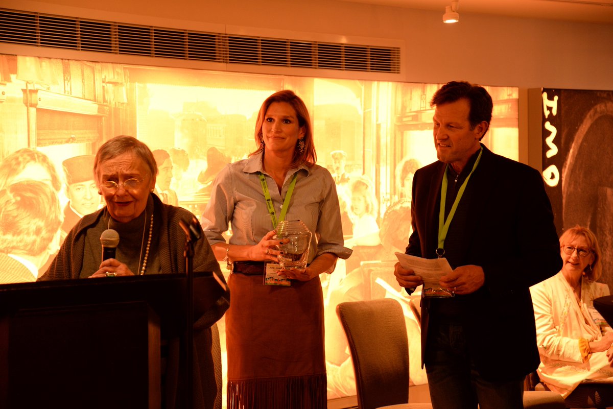 PreservationAct's tweet photo. Preservation Action was honored to present Dana Crawford with the Nellie Longsworth Award for Outstanding Leadership in Historic Preservation Advocacy last week at our Auction and Party during #PastForward19. We can't thank Dana enough for her ongoing commitment to preservation. https://t.co/1FPCSQ870u