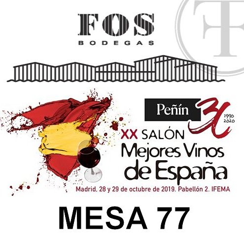 Faltan pocos días para el Salón Peñín de los mejores vinos de España. Os esperamos en la mesa 77 con nuestras novedades. #guiapenin #bodegasfos