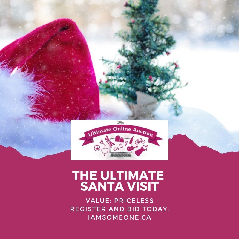 I am Someone Online Auction Prize Package Feature:

*THE ULTIMATE SANTA VISIT*
Create an unforgettable holiday memory for up to 8 children (10 years and under) by joining Santa for breakfast in Coquitlam Centre’s Santaland on Sunday, December 22nd from ... bit.ly/2OvOi0R