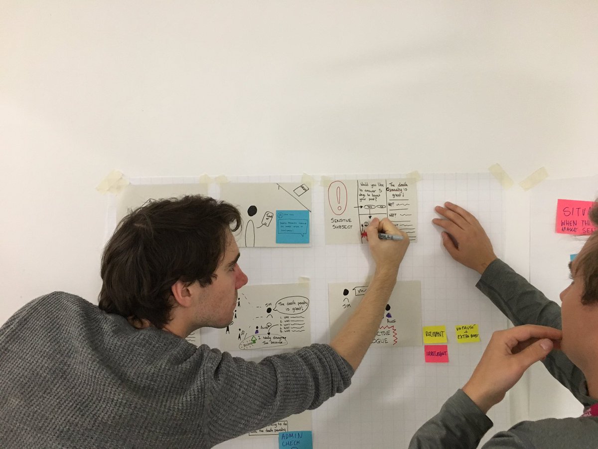 Zain517's tweet photo. And we thought it would be easy! Day Three made us rethink of what we all were working towards. It was hard to stay focused on our goal and develop our idea further! But in the end, it was worth debating about it seeing it from different perspectives. #Storyboarding #GSAsprint https://t.co/9cxr1bl5vR
