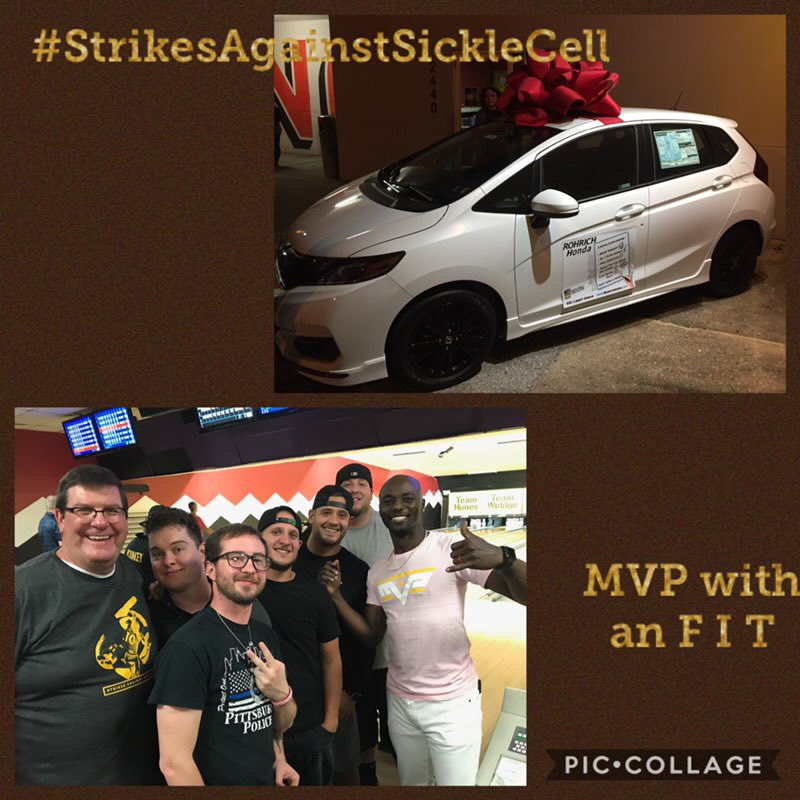 Had a great time, last night, supporting MVP @tonetime10 at #StrikesAgainstSickleCell 

#RohrichAdvantage #PittsburghHonda